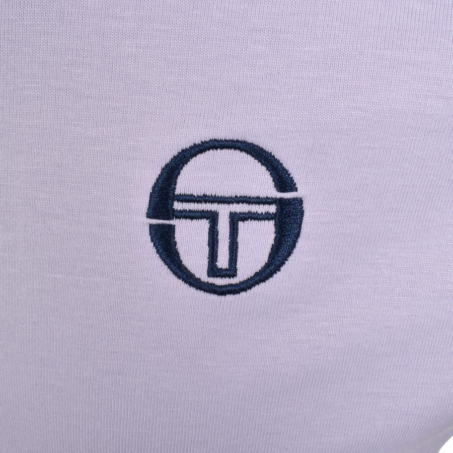 セルジオ・タッキーニ オリオン・デイビス Tシャツ パープル Buy Sergio Tacchini Purple Orion Davis 100% Cotton T-Shirt